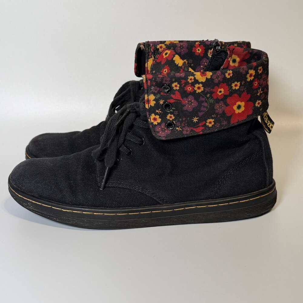 Dr Martens Kids Canvas Clover boot